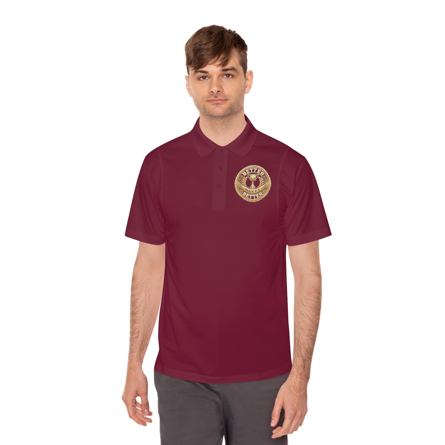 Men's Sport Polo Shirt - Classic Style with Iconic Emblem